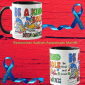 "Sei ein freundlicher Sole" Autismus Bewusstseinsb Tasse