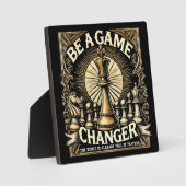 Sei ein Game Changer - Schacherfolg Motivation Fotoplatte (Vorderseite)