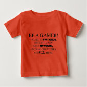 Sei ein Gamer! Baby T-shirt (Vorderseite)