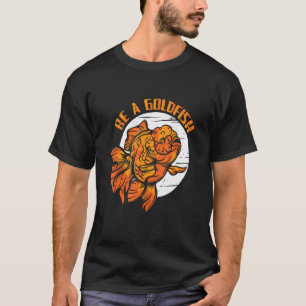 Sei ein Goldfisch-Aquarienliebhaber Aquarien-Junki T-Shirt