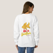 Sei ein Goldfisch Basic Sweatshirt (Schwarz voll)