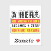 Sei ein guter Mensch Aufkleber (Blatt)