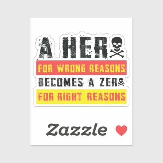 Sei ein guter Mensch Aufkleber (Blatt)