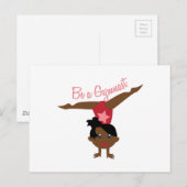 Sei ein Gymnast Postkarte (Vorne/Hinten)