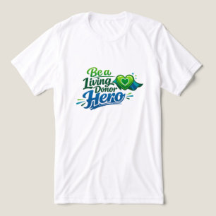 Sei ein Held als Lebendspender Tri-Blend Shirt