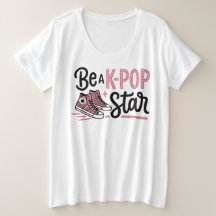 Sei ein K-POP-Star Grafik-T-Shirt