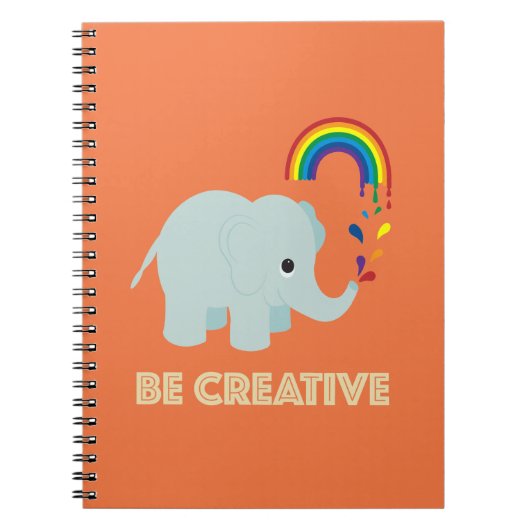 Sei ein kreatives Notebook Notizblock (Vorderseite)