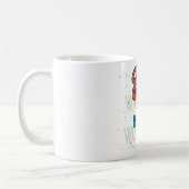 Sei ein Krieger, kein Grübler Kaffeetasse (Links)