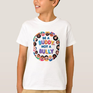 "Sei ein Kumpel, kein Tyrann" Kinder-Anti-Mobbing- T-Shirt