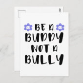 Sei ein Kumpel und kein Tyrann Postkarte (Vorne/Hinten)