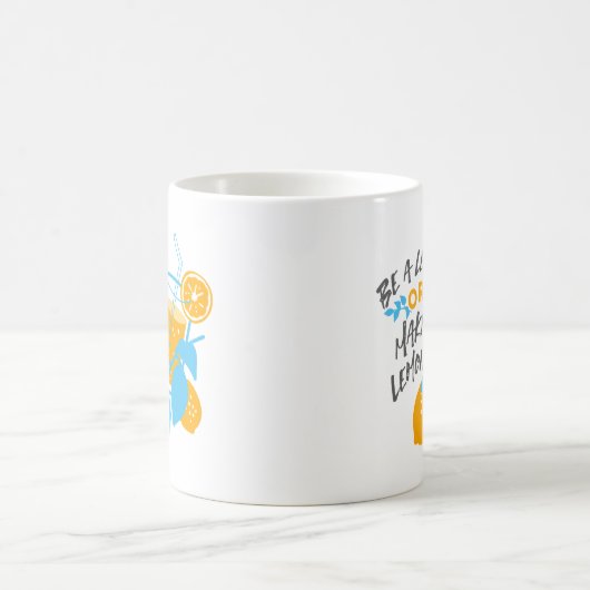 Sei ein Lemon oder mache Lemonade Ver 2 Kaffeetasse (Mittel)