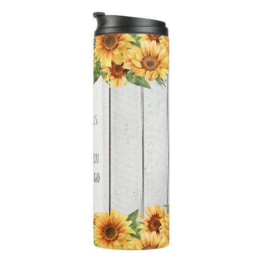 Sei ein mutiger, furchtloser Gott Thermosbecher (Nach rechts gedreht)