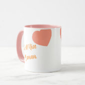 Sei ein netter Mensch - Kaffee-Tasse Tasse (Vorderseite Links)
