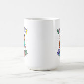 Sei ein netter Retro Groovy Hippie Vibe Kaffeetasse (Mittel)