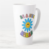Sei ein netter Retro Groovy Milchtasse (Rechte Ecke)