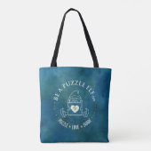 Sei ein Puzzle-Elf - Tote Tasche (Rückseite)
