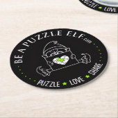 Sei ein Puzzle-Elf - Untersetzer (Angewinkelt)
