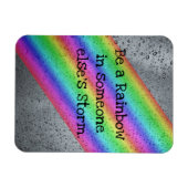 Sei ein Regenbogen im Sturmmagnet eines anderen Magnet (Horizontal)