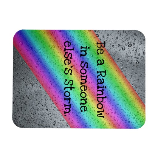Sei ein Regenbogen im Sturmmagnet eines anderen Magnet (Horizontal)