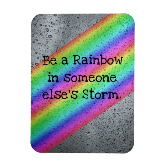 Sei ein Regenbogen im Sturmmagnet eines anderen Magnet (Vertikal)