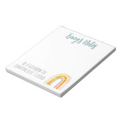 Sei ein Regenbogen in der Wolke eines anderen Notizblock (Rotiert)