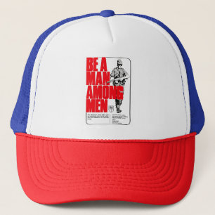 Sei ein Rhodesier Trucker Hat unter Rhodesier Truckerkappe
