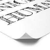 Sei ein schönes menschliches Poster (Ecke)