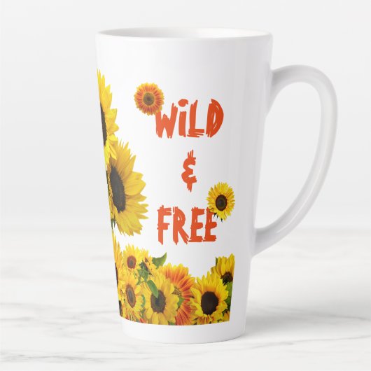 Sei ein Sonnenblume frei und frei Milchtasse (Rechts)