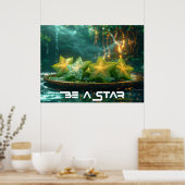 SEI EIN STAR - SEI ANDERS POSTER (Küche)