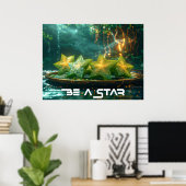 SEI EIN STAR - SEI ANDERS POSTER (Heimbüro)