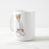 Sei ein Tiger Kaffeetasse (Vorderseite Links)