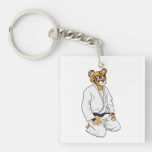 Sei ein Tiger Schlüsselanhänger