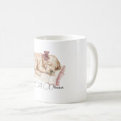 Sei ein Träumer Hund Kaffeetasse (VorderseiteRechts)