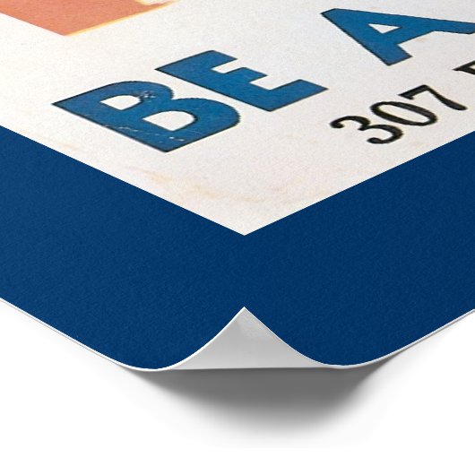 Sei ein US-Marine! Poster (Ecke)