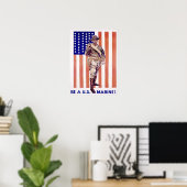 Sei ein US-Marine Poster (Heimbüro)