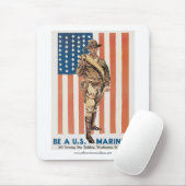 Sei ein US Marine World War l Poster Mousepad (Mit Mouse)