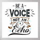 Sei ein Voice Inspiration Poster (Vorne)