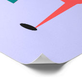 Sei ein Yoga-Superstar Poster (Ecke)