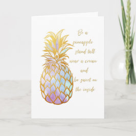 Sei eine Ananas-Grußkarte Karte
