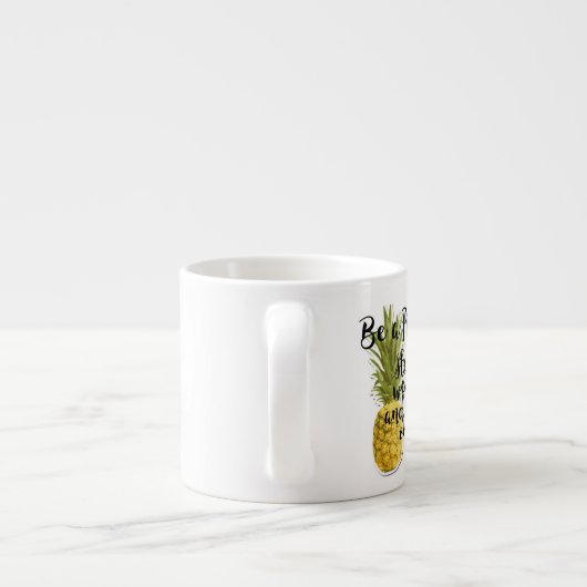 Sei eine Ananas-Tasse Espressotasse (Rückseite)