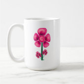 Sei eine Blume unter Unkraut-Mug Kaffeetasse (Links)