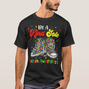 Sei eine freundliche Seele Autism Awareness Monat T-Shirt