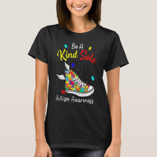 Sei eine freundliche Seele Autism Awareness Puzzle T-Shirt