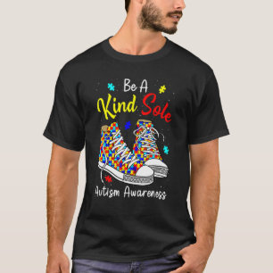 Sei eine freundliche Seele Autism Awareness Puzzle T-Shirt
