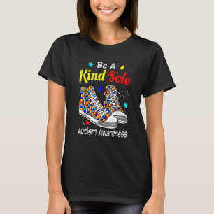 Sei eine freundliche Seele Autism Awareness Puzzle T-Shirt