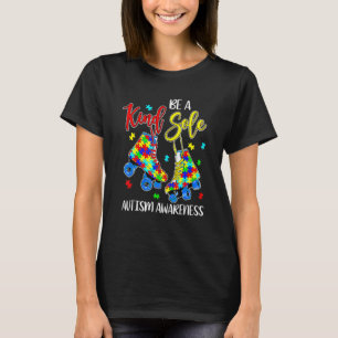Sei eine freundliche Seele Autism Awareness Puzzle T-Shirt