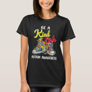 Sei eine freundliche Seele Autism Awareness Puzzle T-Shirt