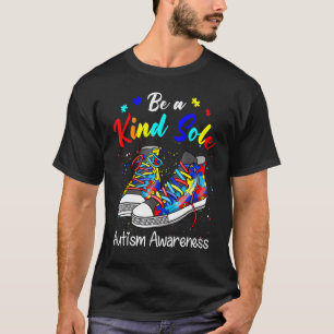 Sei eine freundliche Seele Autism Awareness Puzzle T-Shirt