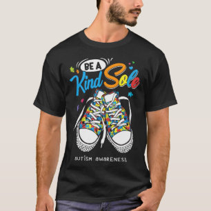 Sei eine freundliche Seele Autism Awareness Puzzle T-Shirt