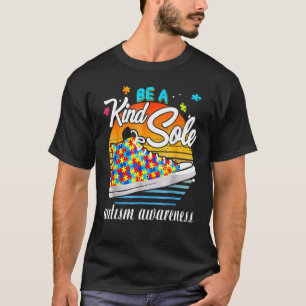 Sei eine freundliche Seele Autism Awareness Puzzle T-Shirt